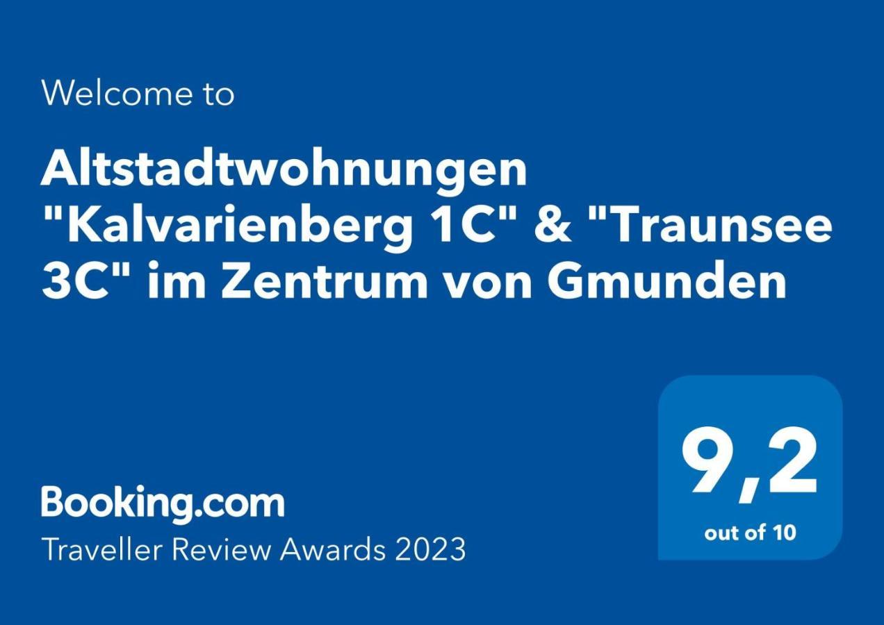 Altstadtwohnungen "Kalvarienberg 1C" & "Traunsee 3C" Im Zentrum Von 格蒙登 外观 照片